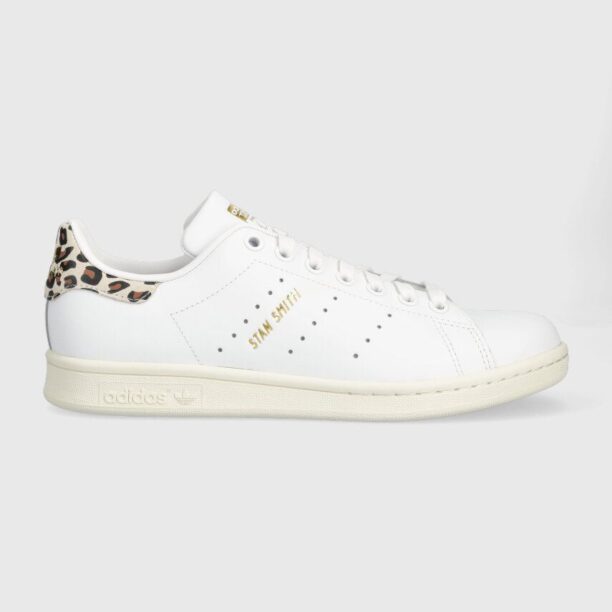 adidas Originals sneakers din piele Stan Smith culoarea alb IE4634