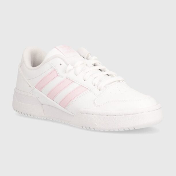 adidas Originals sneakers din piele Team Court 2 STR culoarea alb