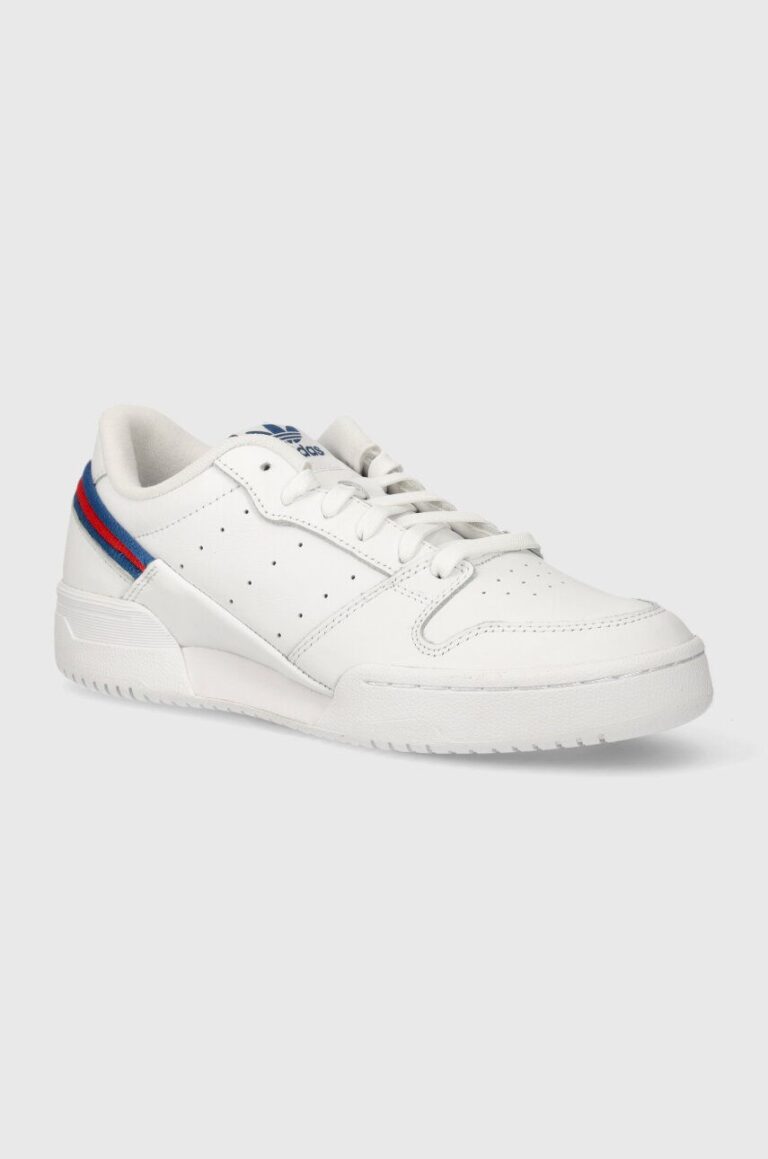 adidas Originals sneakers din piele Team Court 2 culoarea alb