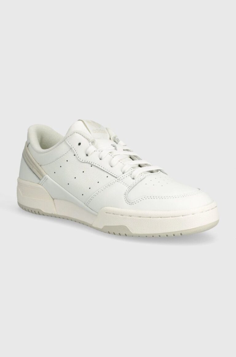 adidas Originals sneakers din piele Team Court 2 culoarea alb