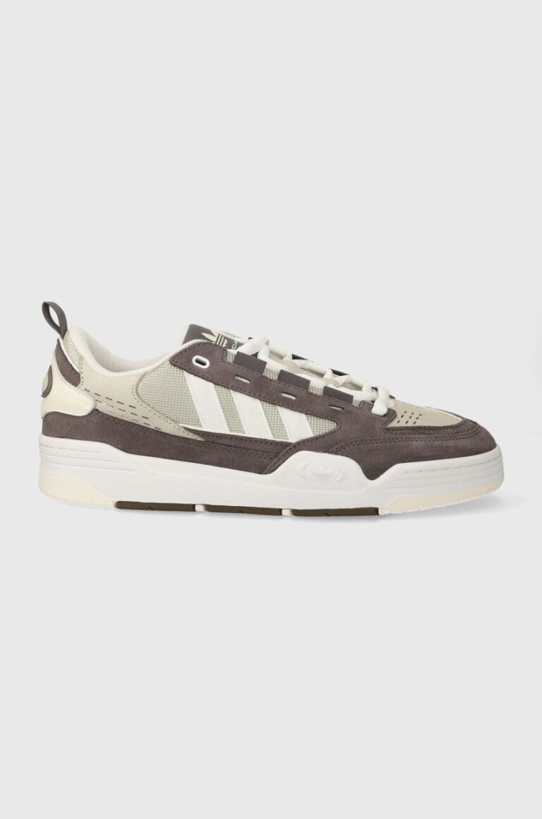 adidas Originals sneakers din piele întoarsă ADI2000 culoarea alb