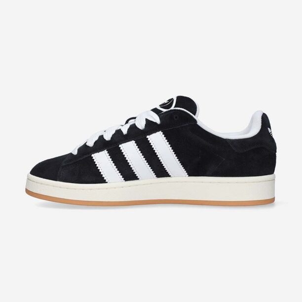 adidas Originals sneakers din piele întoarsă Campus 00S HQ8708 culoarea negru HQ8708-black preţ