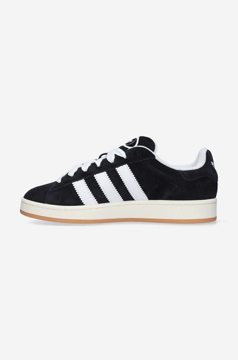 adidas Originals sneakers din piele întoarsă Campus 00S HQ8708 culoarea negru HQ8708-black preţ