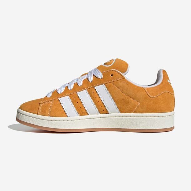 adidas Originals sneakers din piele întoarsă Campus 00S culoarea galben H03473-yellow preţ