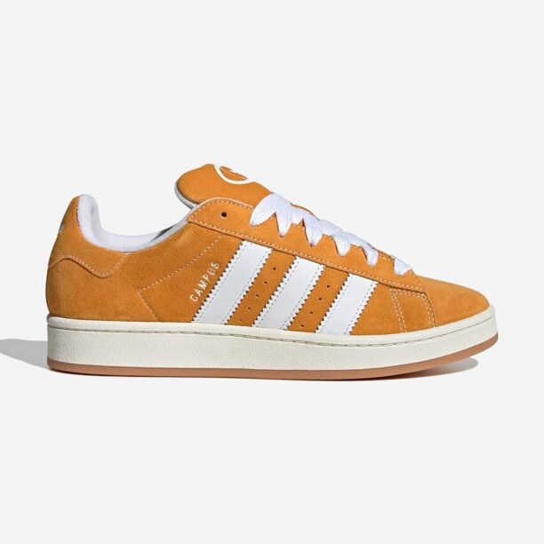 adidas Originals sneakers din piele întoarsă Campus 00S culoarea galben H03473-yellow