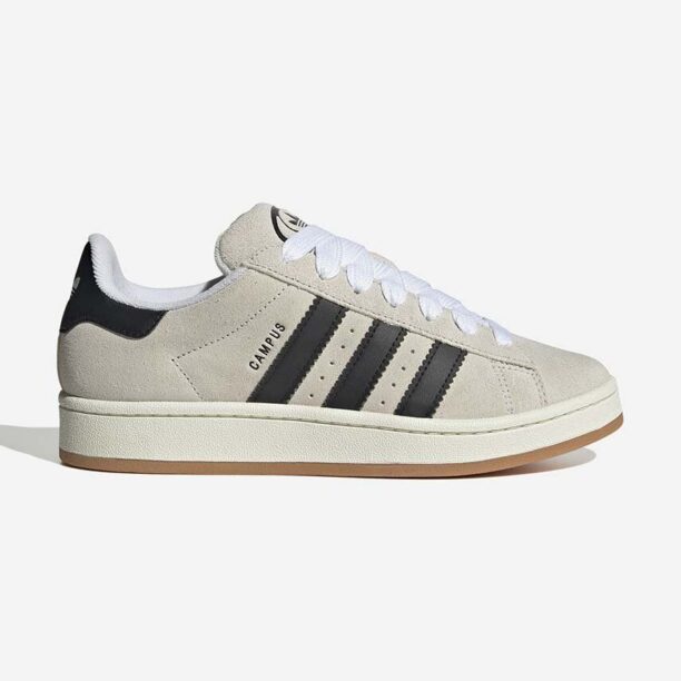 adidas Originals sneakers din piele întoarsă Campus 00s culoarea bej GY0042