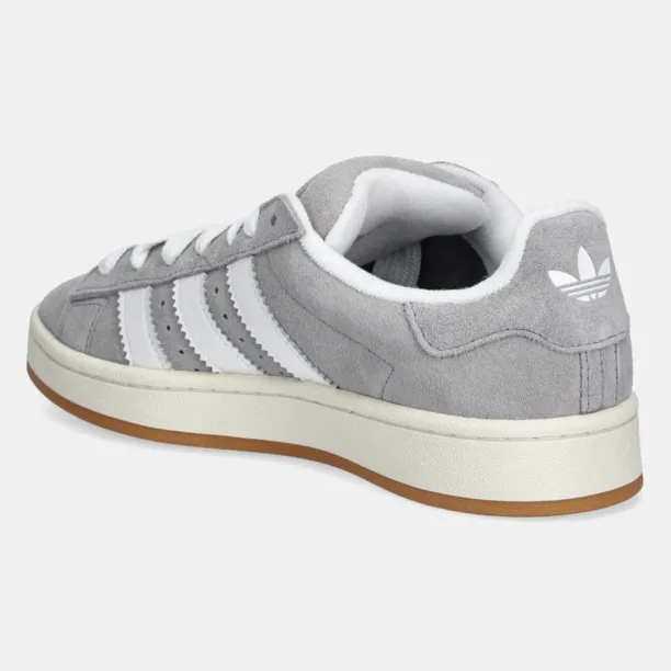 adidas Originals sneakers din piele întoarsă Campus 00s culoarea gri HQ8707 preţ