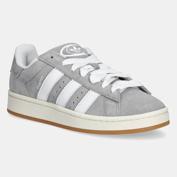 adidas Originals sneakers din piele întoarsă Campus 00s culoarea gri HQ8707