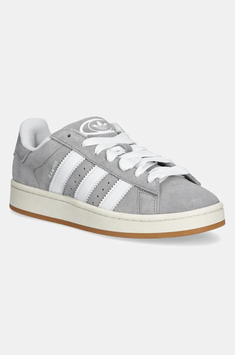 adidas Originals sneakers din piele întoarsă Campus 00s culoarea gri HQ8707