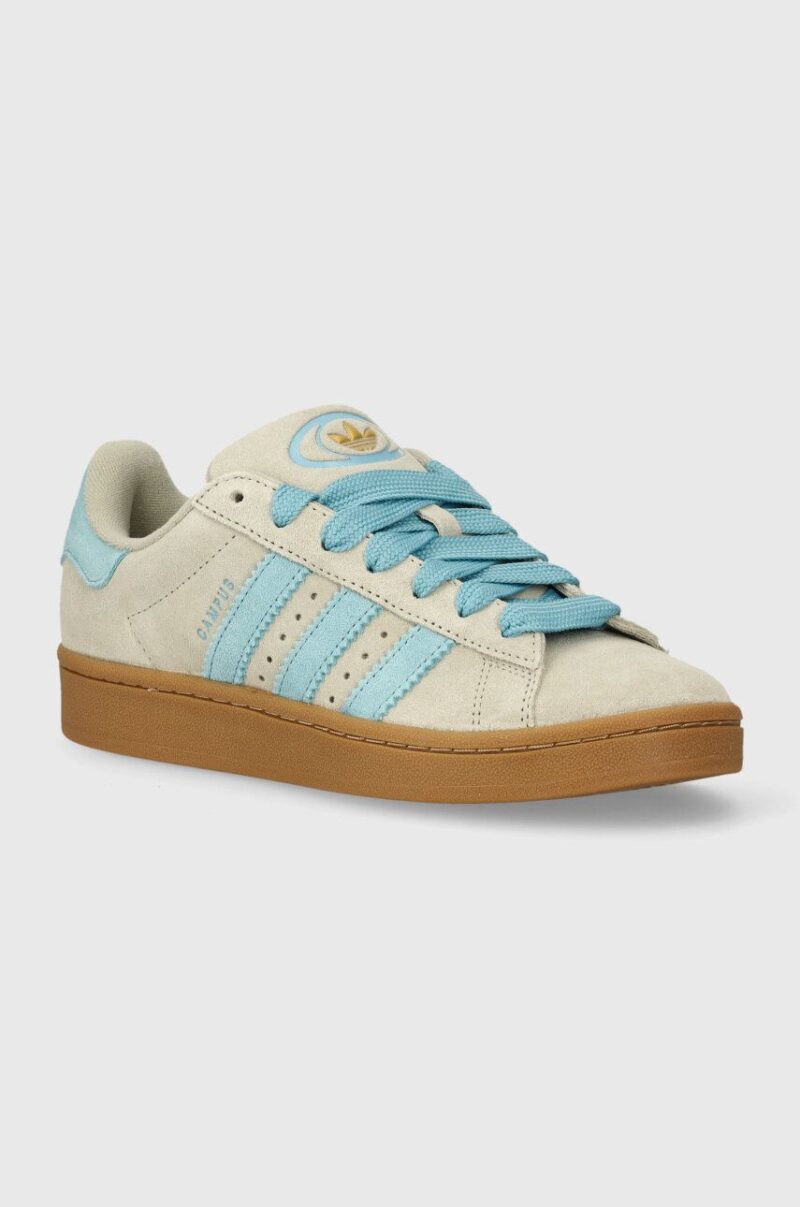 adidas Originals sneakers din piele intoarsă Campus 00s culoarea gri