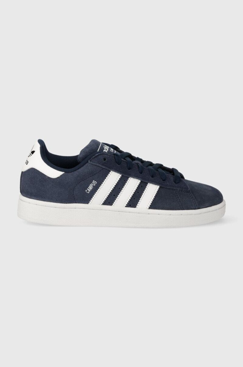 adidas Originals sneakers din piele întoarsă Campus 2 culoarea bleumarin