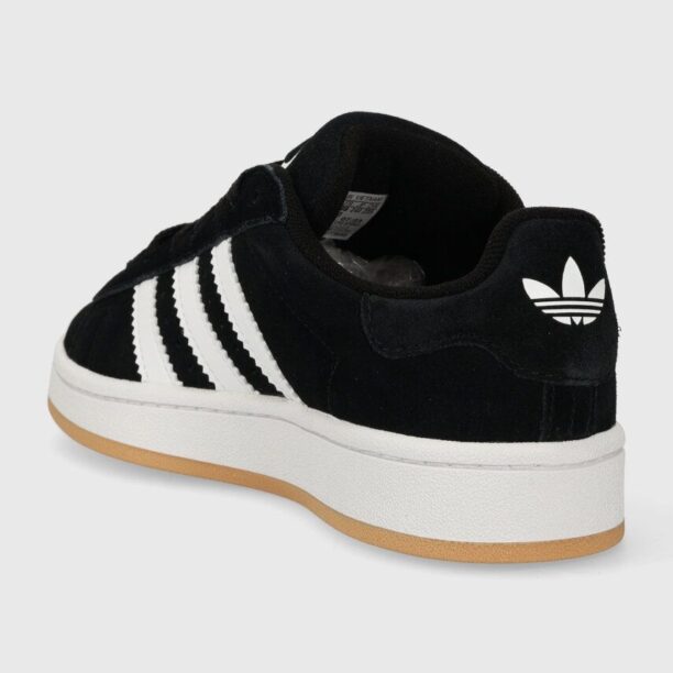 adidas Originals sneakers din piele întoarsă culoarea negru HQ6638 preţ