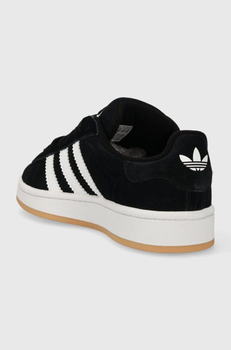 adidas Originals sneakers din piele întoarsă culoarea negru HQ6638 preţ