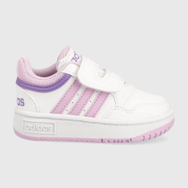 adidas Originals sneakers pentru copii HOOPS 3.0 CF I culoarea alb