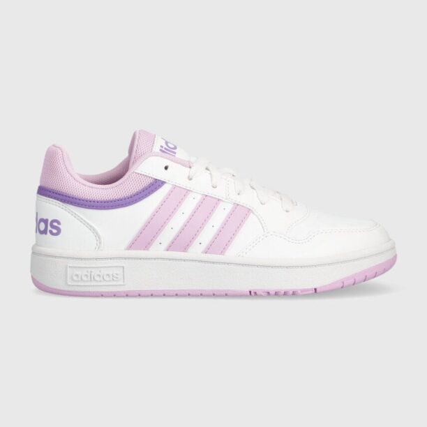 adidas Originals sneakers pentru copii HOOPS 3.0 K culoarea alb