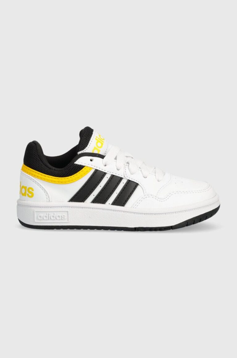 adidas Originals sneakers pentru copii HOOPS 3.0 K culoarea alb