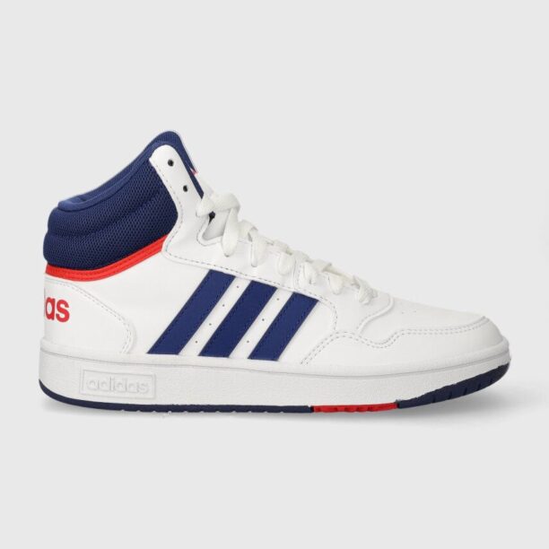 adidas Originals sneakers pentru copii HOOPS 3.0 MID K culoarea alb