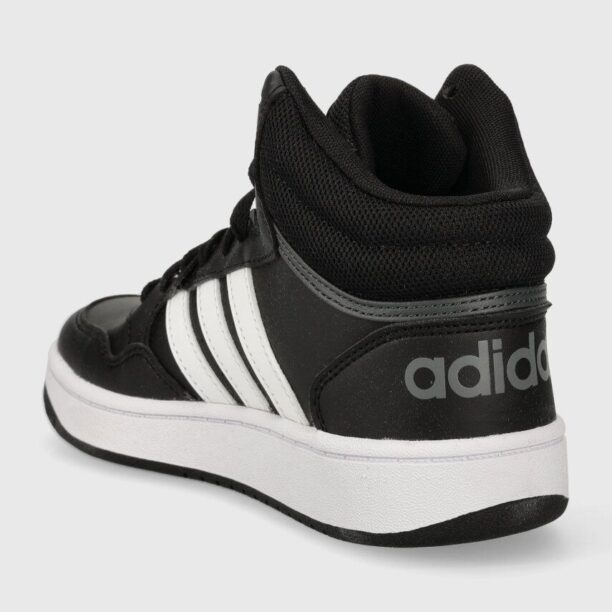 adidas Originals sneakers pentru copii HOOPS 3.0 MID K culoarea negru preţ