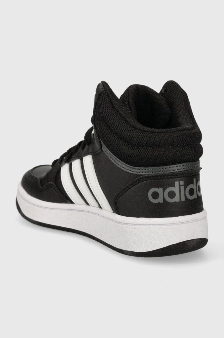 adidas Originals sneakers pentru copii HOOPS 3.0 MID K culoarea negru preţ