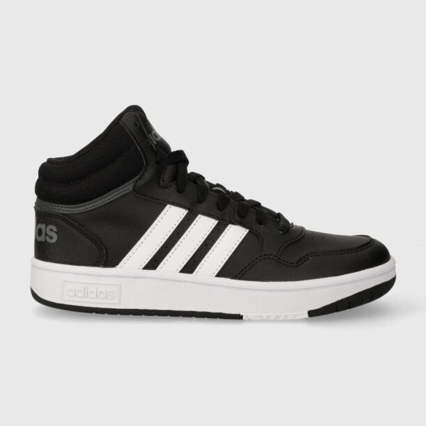 adidas Originals sneakers pentru copii HOOPS 3.0 MID K culoarea negru