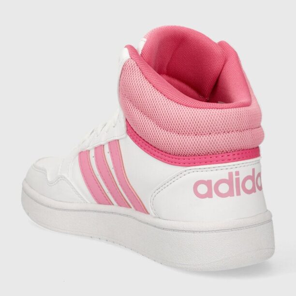 adidas Originals sneakers pentru copii HOOPS 3.0 MID K culoarea roz preţ