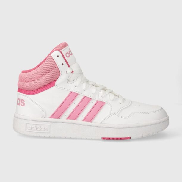 adidas Originals sneakers pentru copii HOOPS 3.0 MID K culoarea roz