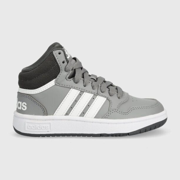 adidas Originals sneakers pentru copii HOOPS MID 3.0 K culoarea gri