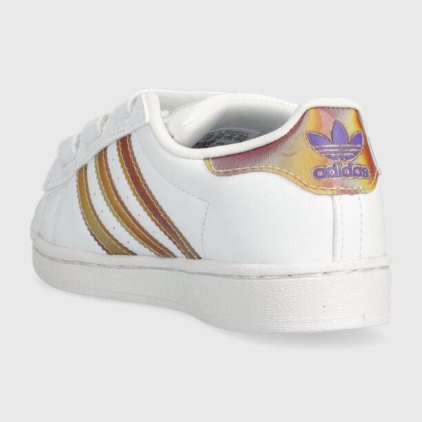 adidas Originals sneakers pentru copii culoarea alb preţ