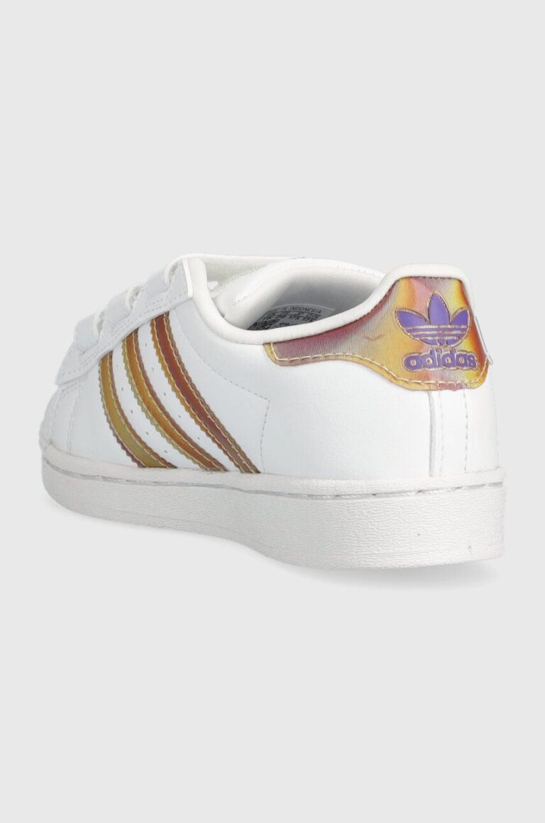 adidas Originals sneakers pentru copii culoarea alb preţ