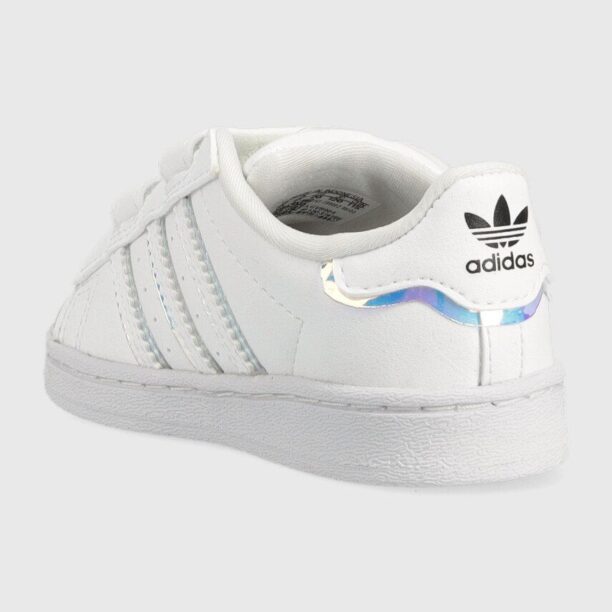 adidas Originals sneakers pentru copii culoarea alb preţ