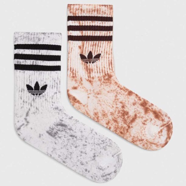 adidas Originals sosete 2-pack culoarea gri