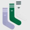 adidas Originals sosete 3-pack culoarea violet