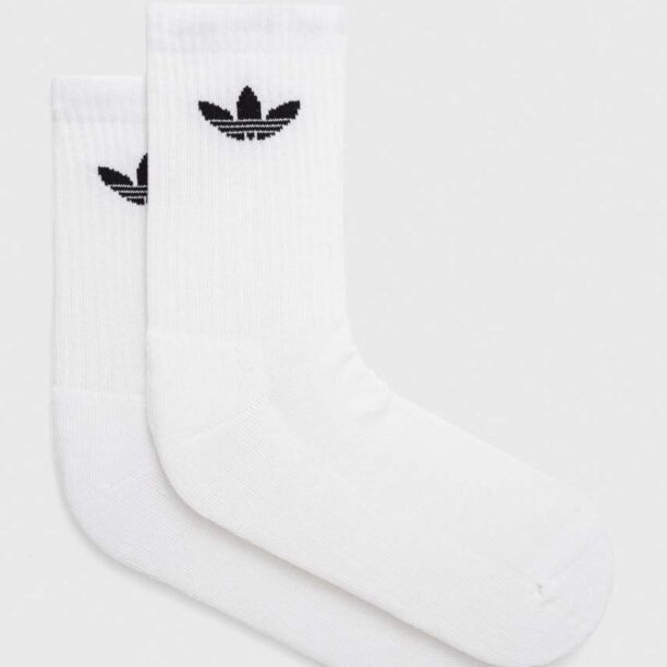 adidas Originals șosete 6-pack culoarea alb IJ5619