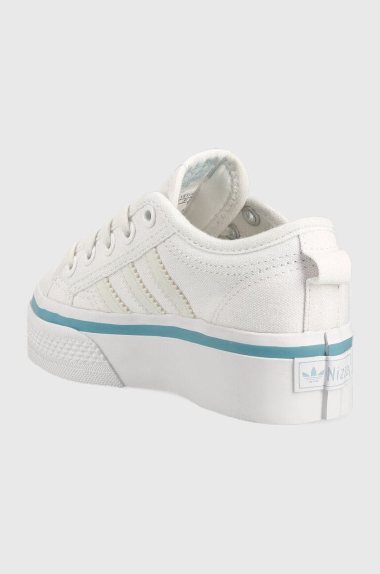 adidas Originals tenisi copii NIZZA PLATFORM C culoarea alb preţ