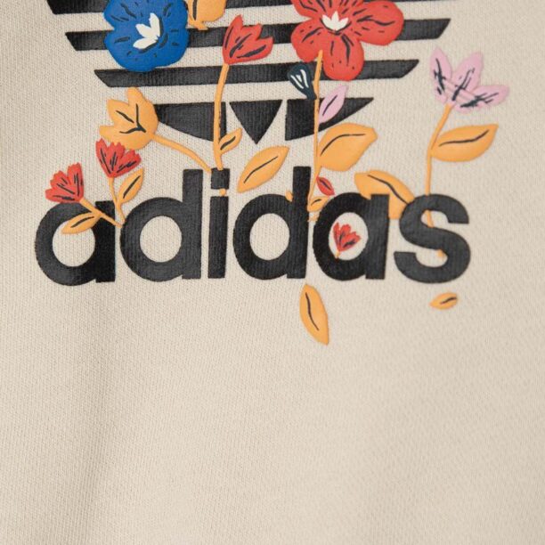 adidas Originals trening copii culoarea bej preţ