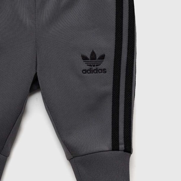 adidas Originals trening copii culoarea gri preţ