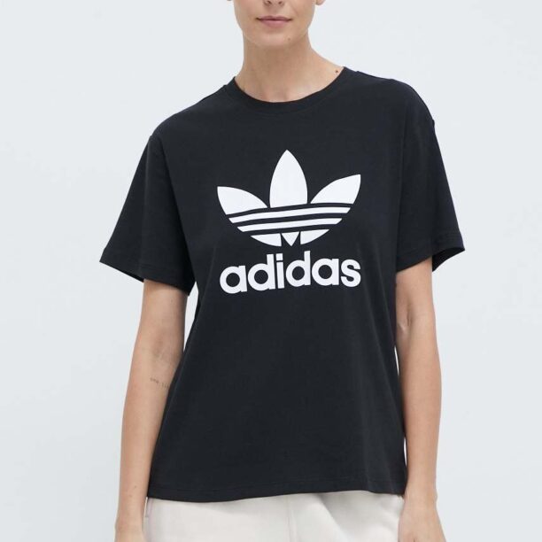 adidas Originals tricou Trefoil Tee femei