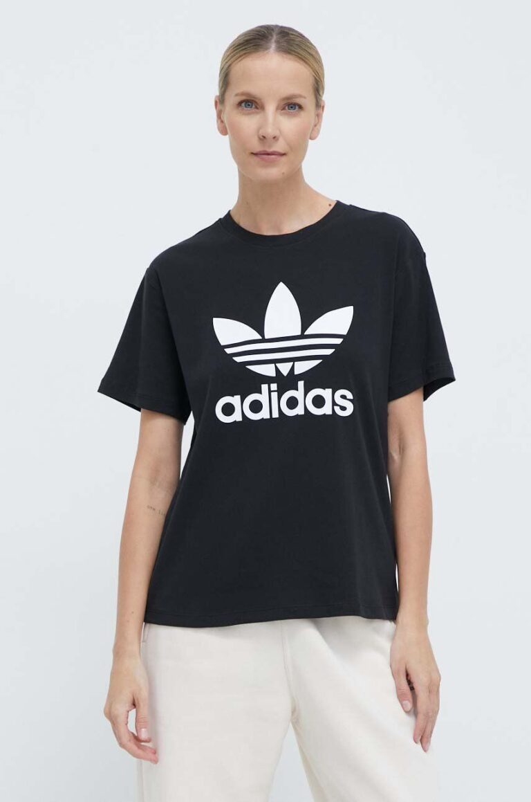 adidas Originals tricou Trefoil Tee femei