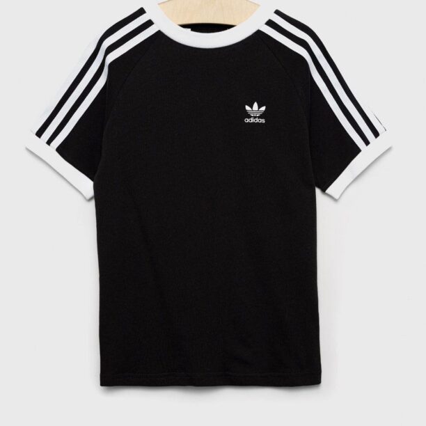 adidas Originals tricou copii culoarea negru