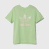 adidas Originals tricou de bumbac pentru copii culoarea verde