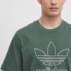 adidas Originals tricou din bumbac Trefoil Tee bărbați