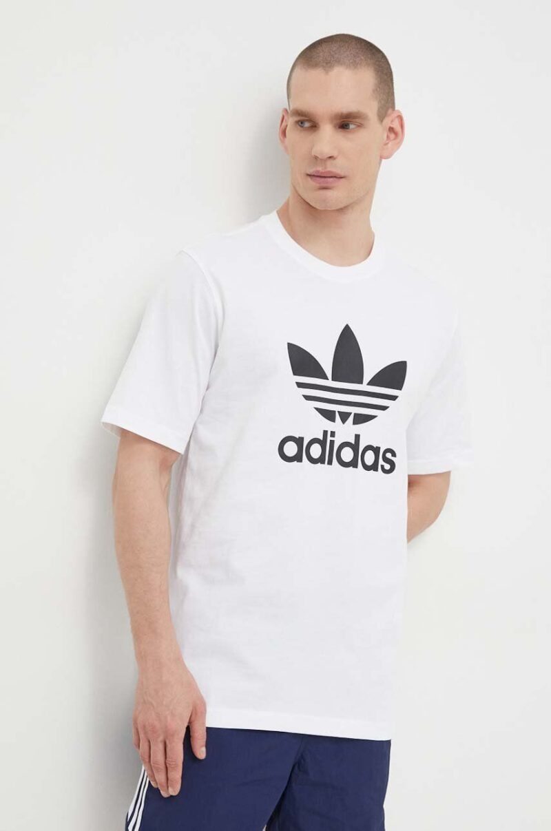 adidas Originals tricou din bumbac Trefoil bărbați