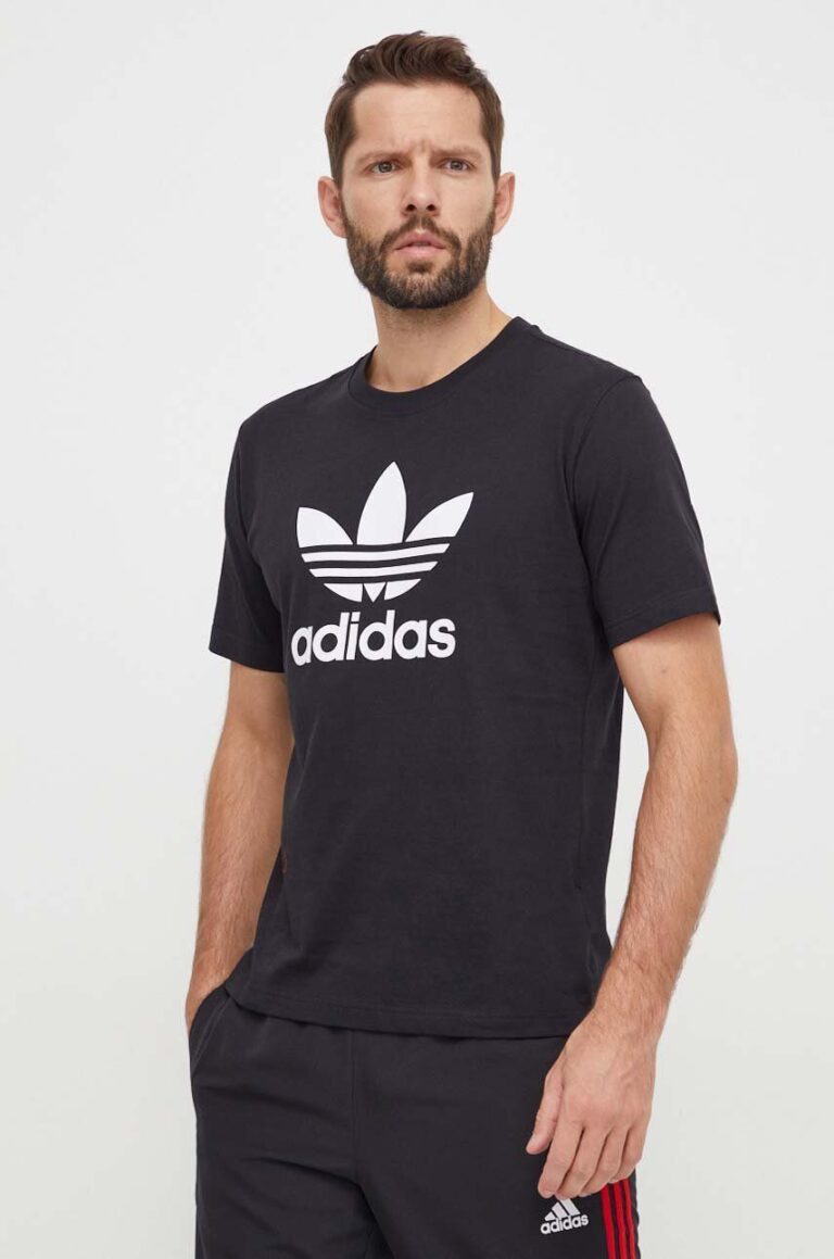 adidas Originals tricou din bumbac Trefoil bărbați