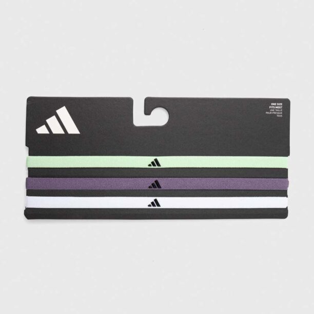 adidas Performance bentițe pentru cap 3-pack culoarea verde IR7870