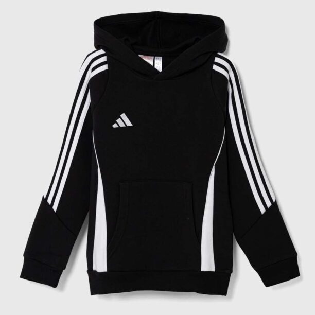 adidas Performance bluza copii TIRO24 SWHOODY culoarea negru