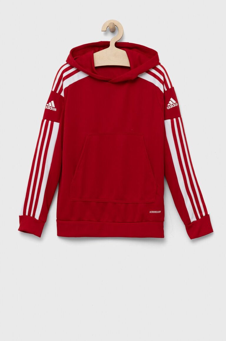 adidas Performance bluza copii culoarea rosu