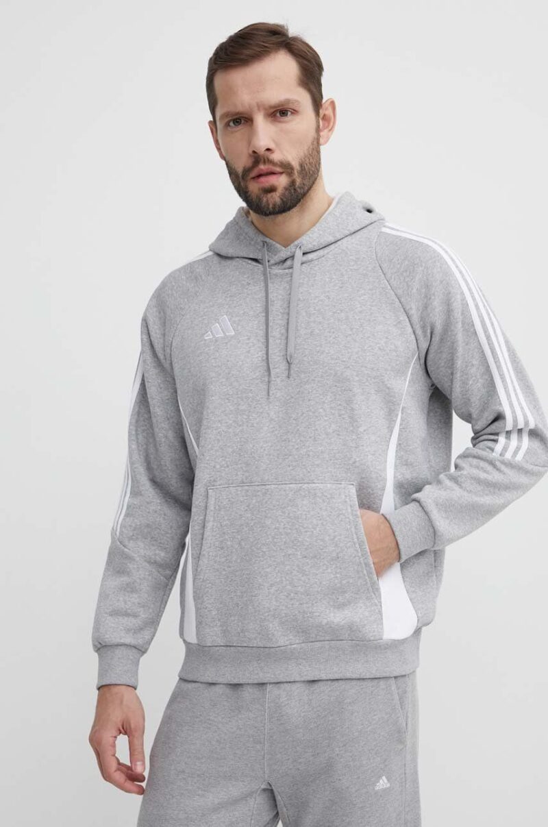 adidas Performance bluză trening Tiro 24 culoarea gri