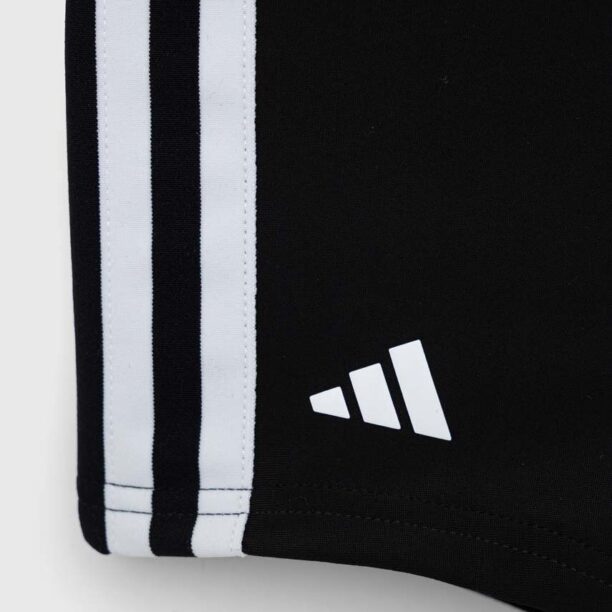 adidas Performance costum de baie copii 3S culoarea negru preţ