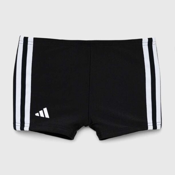 adidas Performance costum de baie copii 3S culoarea negru