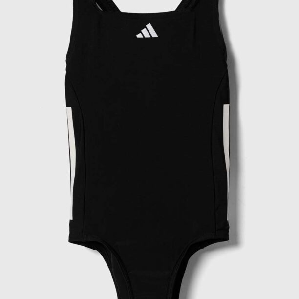 adidas Performance costum de baie dintr-o bucată pentru copii culoarea negru